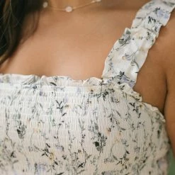 Illa Illa Leslie Smocked Tiered Dress Maternity Friendly