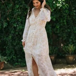 Wishlist Lenora V-Neck Maxi Dress Maternity Friendly