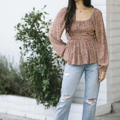 Blue B Clothing Marion Puff Sleeve Blouse