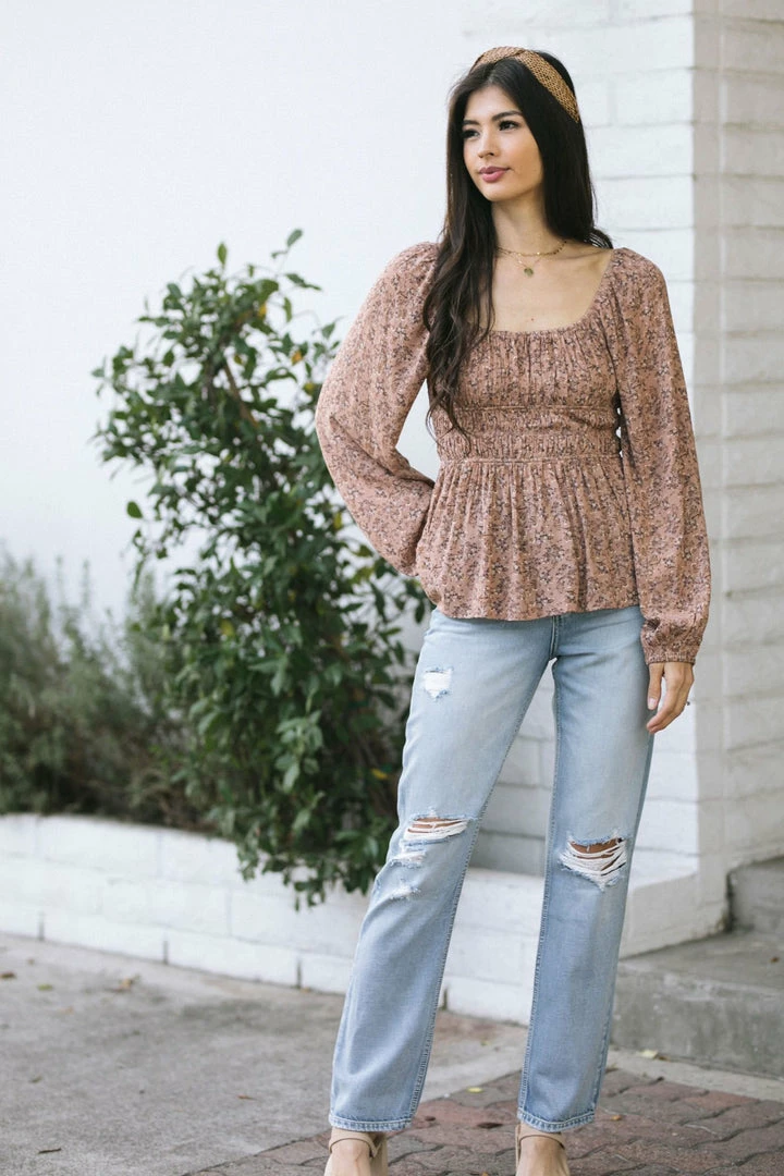 Blue B Clothing Marion Puff Sleeve Blouse