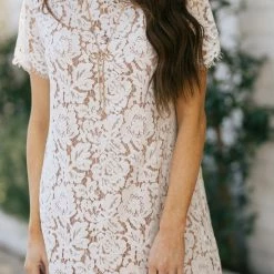 Space 46 Bridal Evie Lace Shift Dress