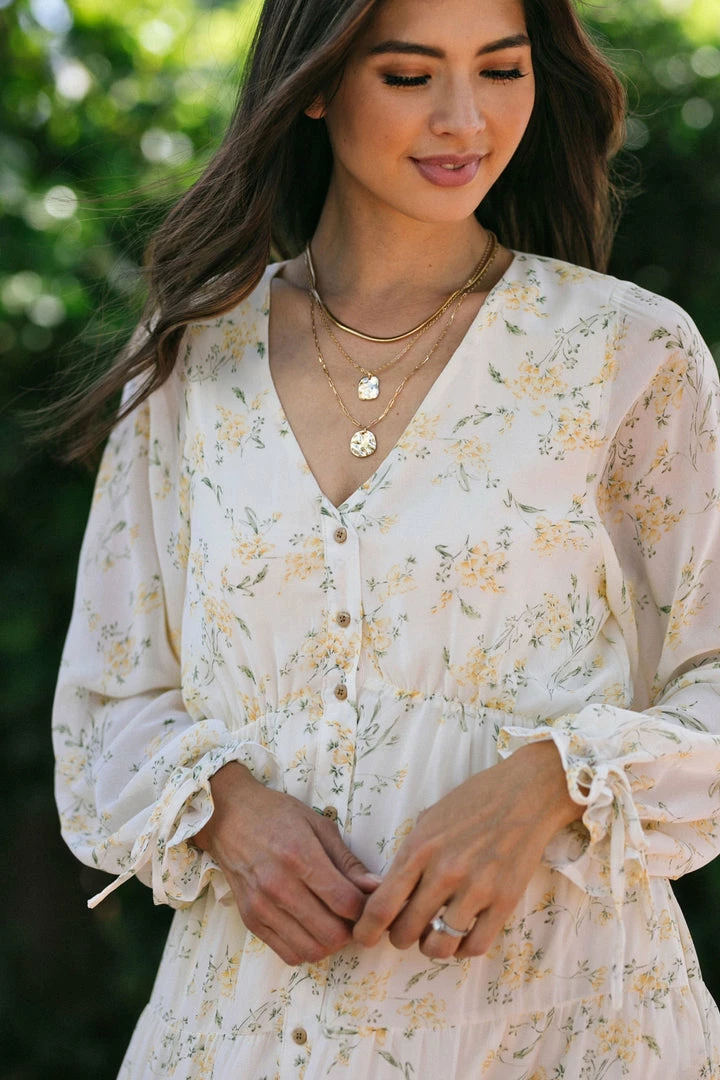 Wishlist Lenora V-Neck Maxi Dress Maternity Friendly