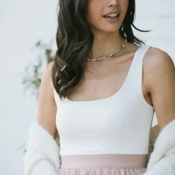 Final Touch Basics Kristen Sleeveless Crop Top