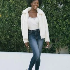 In Loom Clothing Norah Sherpa Zip Up Jacket