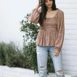 Blue B Clothing Marion Puff Sleeve Blouse