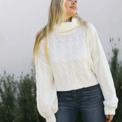 Style Melody Clothing Margot Cable Knit Sweater