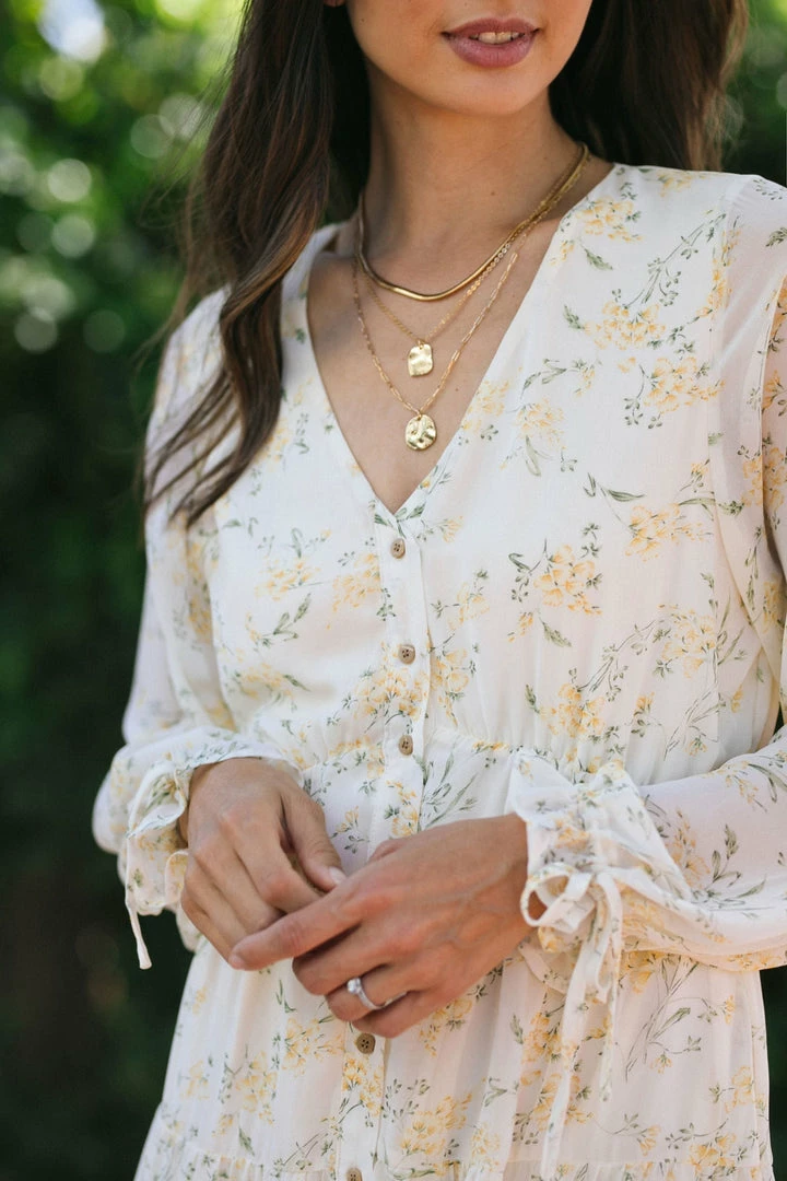 Wishlist Lenora V-Neck Maxi Dress Maternity Friendly