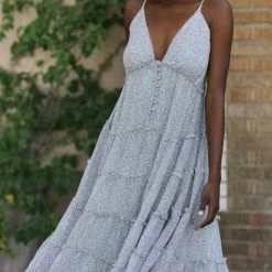 Storia Maternity Friendly Beth V-Neck Cami Dress