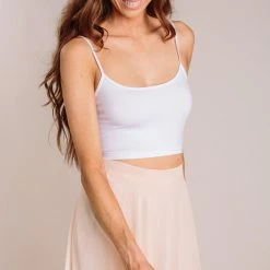 Dynamic Bridal Amy Cropped Seamless Cami