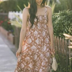 In Loom Laurie Smocked Midi Dress