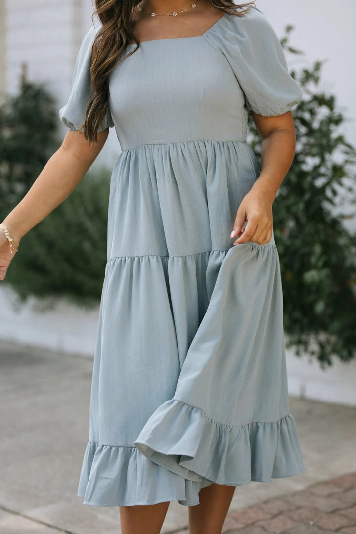 Mikarose Lilah Puff Sleeve Dress Work Essentials