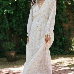 Wishlist Lenora V-Neck Maxi Dress Maternity Friendly