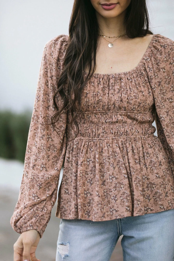 Blue B Clothing Marion Puff Sleeve Blouse