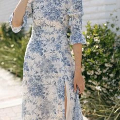 Sundayup Erin Puff Sleeve Midi Dress Best Sellers