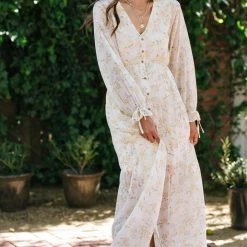 Wishlist Lenora V-Neck Maxi Dress Maternity Friendly