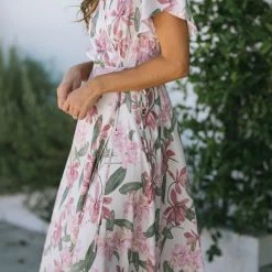 Aakaa Maternity Friendly Gracie Wrap Maxi Dress