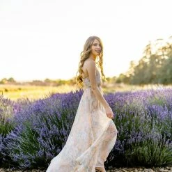 Aakaa Charlize V-Neck Maxi Dress Maternity Friendly