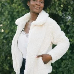 In Loom Clothing Norah Sherpa Zip Up Jacket