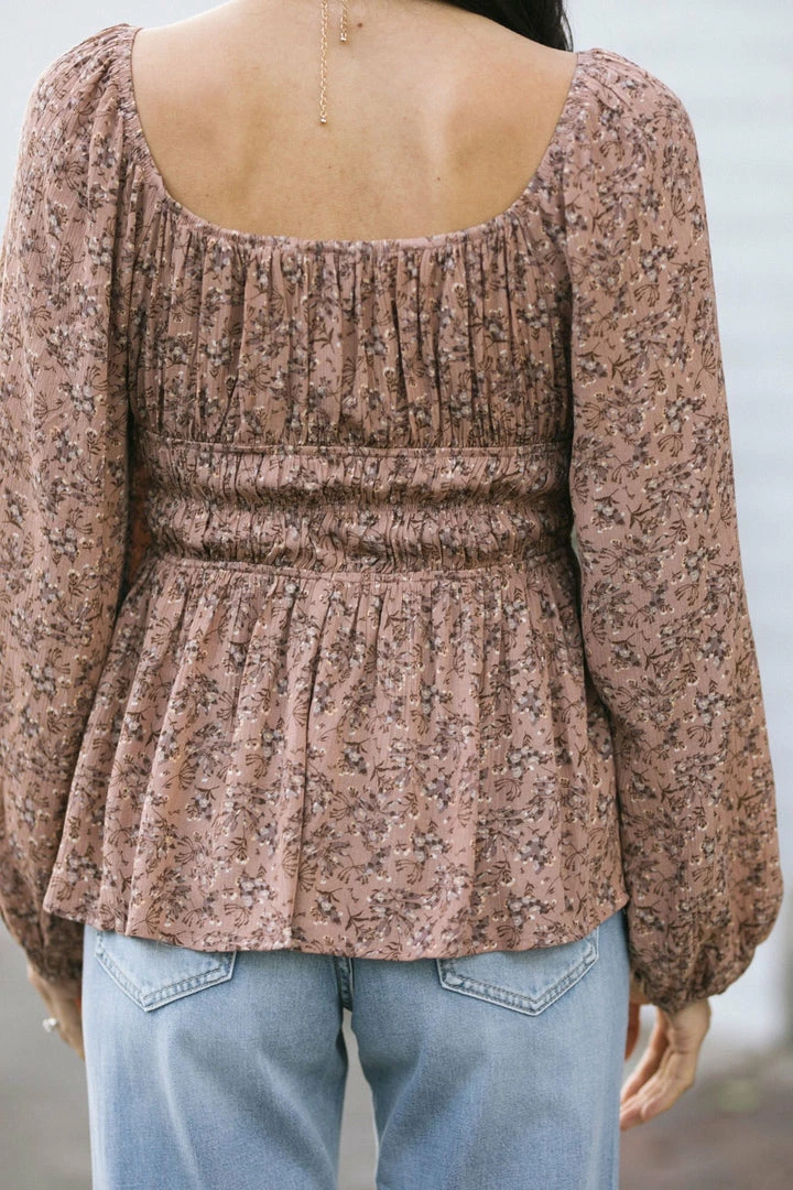 Blue B Clothing Marion Puff Sleeve Blouse