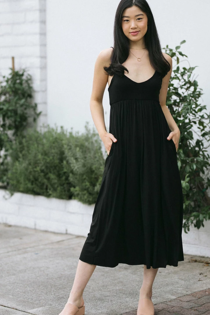 Final Touch Maternity Friendly Raya V-Neck Cami Dress