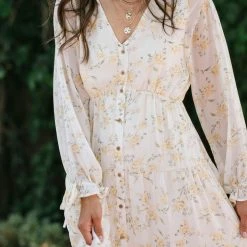 Wishlist Lenora V-Neck Maxi Dress Maternity Friendly