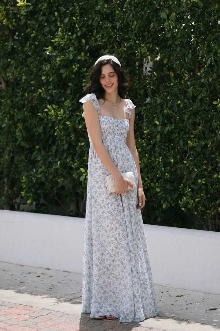 Aakaa Bridal Marcy Sweetheart Maxi Dress