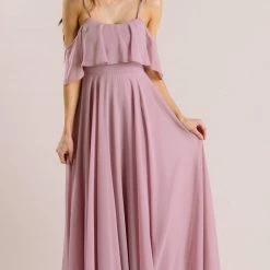 INA Adele Ruffle Maxi Dress Bridal