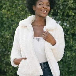In Loom Clothing Norah Sherpa Zip Up Jacket