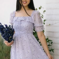 Papermoon Josephine Ruffle Mini Dress