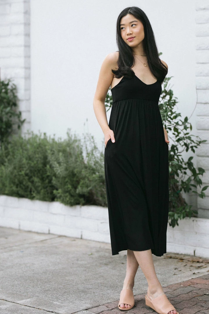 Final Touch Maternity Friendly Raya V-Neck Cami Dress