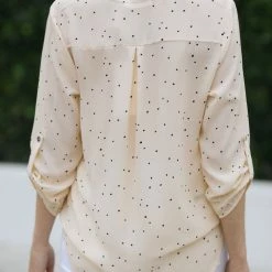 Lush Work Essentials Krista V-Neck Blouse