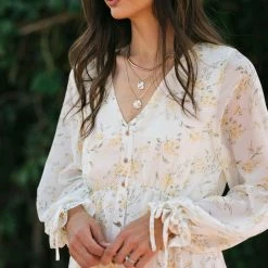 Wishlist Lenora V-Neck Maxi Dress Maternity Friendly