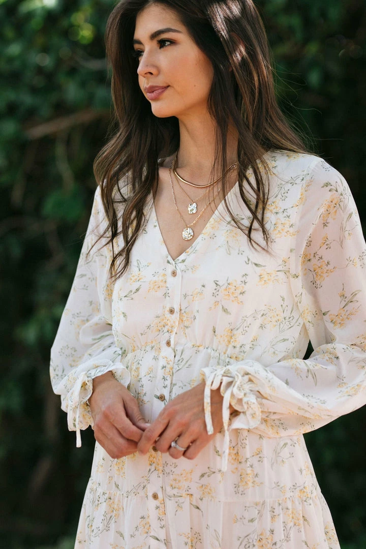 Wishlist Lenora V-Neck Maxi Dress Maternity Friendly