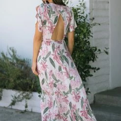 Aakaa Maternity Friendly Gracie Wrap Maxi Dress