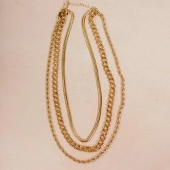 Fame Whitney Chunky Layered Chain Necklace