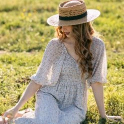 Fame Lilian Straw Hat Swim