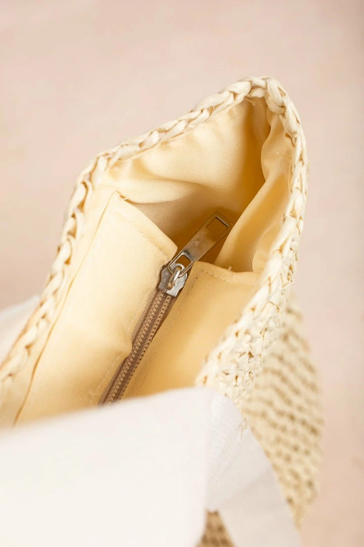 Fame Carolyn Raffia Hat Tote