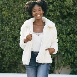 In Loom Clothing Norah Sherpa Zip Up Jacket