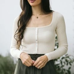 Dreamers Clothing Noemi Button Crop Top