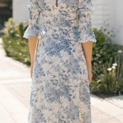 Sundayup Erin Puff Sleeve Midi Dress Best Sellers