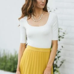 Final Touch Basics Jane Half Sleeve Bodysuit