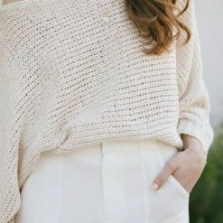 Aakaa Avery Boat Neck Knit Sweater Clothing