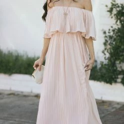 Soieblu Sophia Pleated Maxi Dress