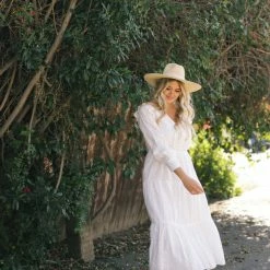 Dress Forum Allison Eyelet Ruffled Tiered Dress