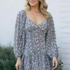 Storia Clothing Penelope V-Neck Mini Dress