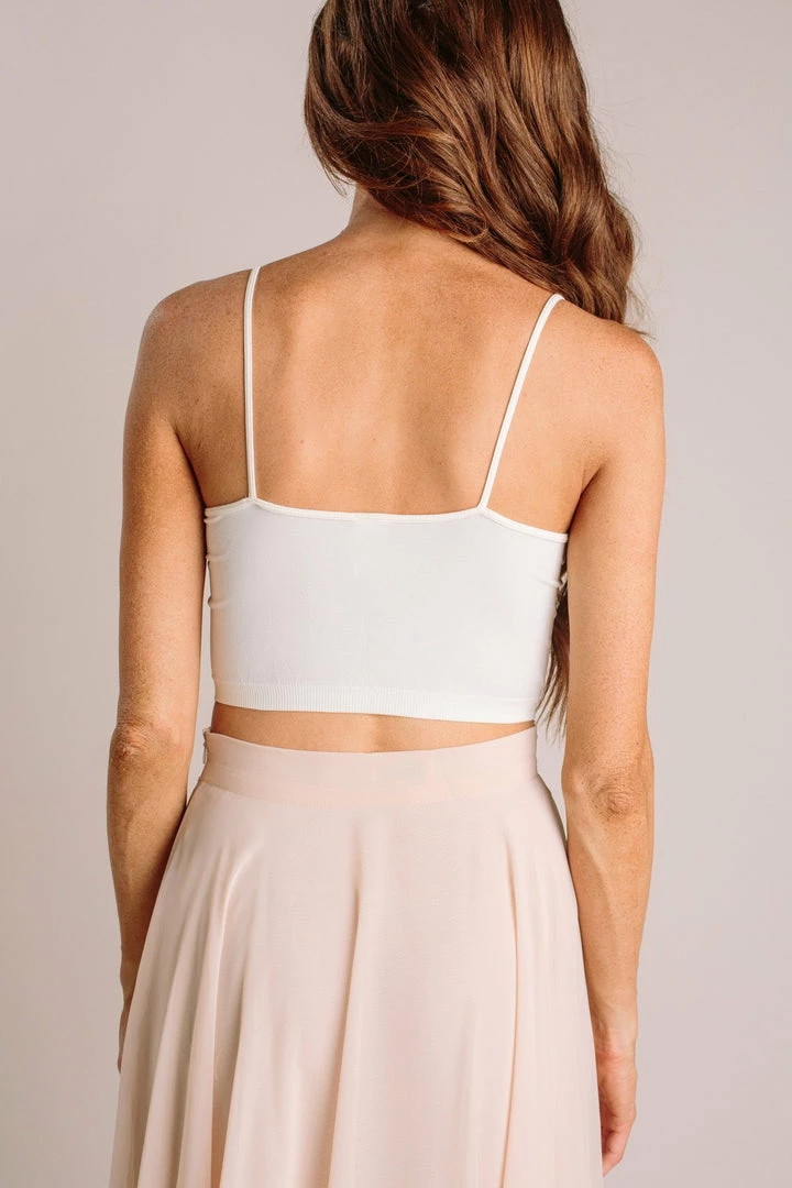 Dynamic Bridal Amy Cropped Seamless Cami