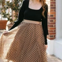 Taba Esme Dotted Tulle Skirt