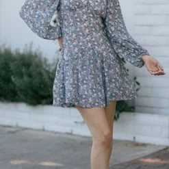 Storia Clothing Penelope V-Neck Mini Dress