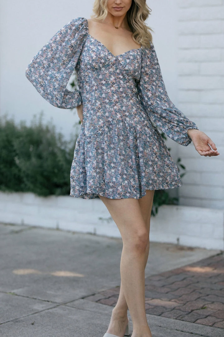 Storia Clothing Penelope V-Neck Mini Dress