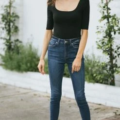 Final Touch Basics Jane Half Sleeve Bodysuit